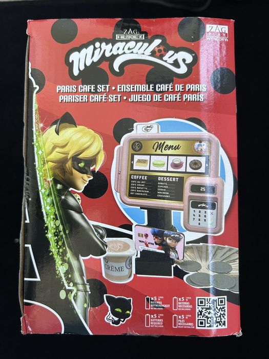 Miraculous Калинката и Котарака Кафе Париж Patisserie