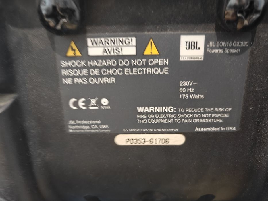 Колонка JBL EON15 G2