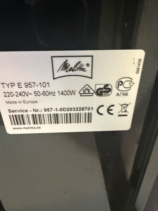 Espressor cafea melitta  caffeo solo & perfect milk impecabil