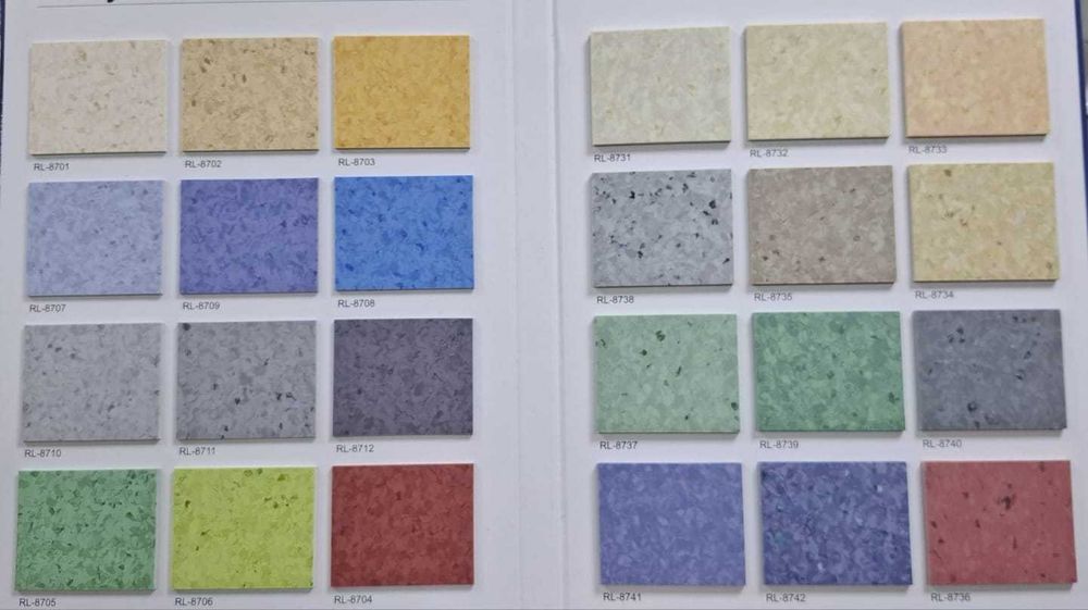 Линолеум гомогенный, гетерогенный