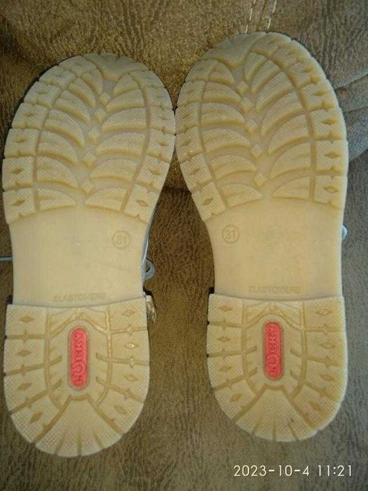 Детски Кларк/Боти №31, естествена кожа,цип отстрани,отлично състояние