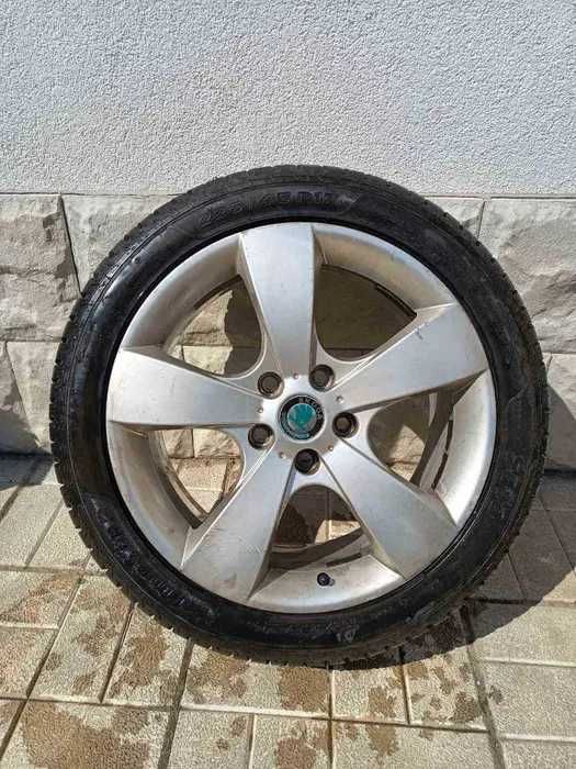 Алуминиеви джанти + зимни гуми 17-ки за Шкода Октавия