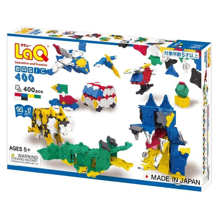 Японски Детски конструктор LaQ Basic 400 FIRST SET, 400 части