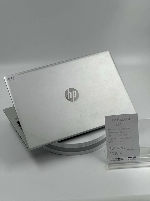 Laptop HP PROBOOK 450 I5 16GB RAM SSD 512GB Garantie 24 Luni CashBox