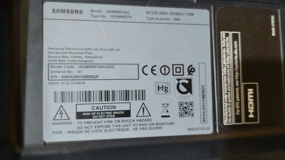 Televizor led Ultra Subțire Smart Samsung 125 cm WiFi