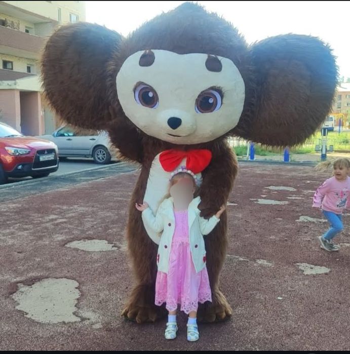 Продам надувной костюм чебурашка 260см