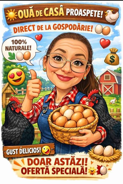 Ouă de casă proaspete