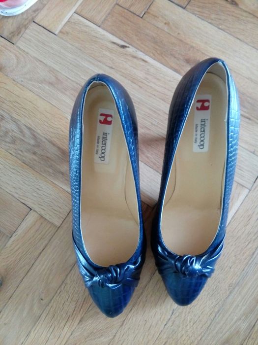 Дамски елегантни обувки от естествена кожа