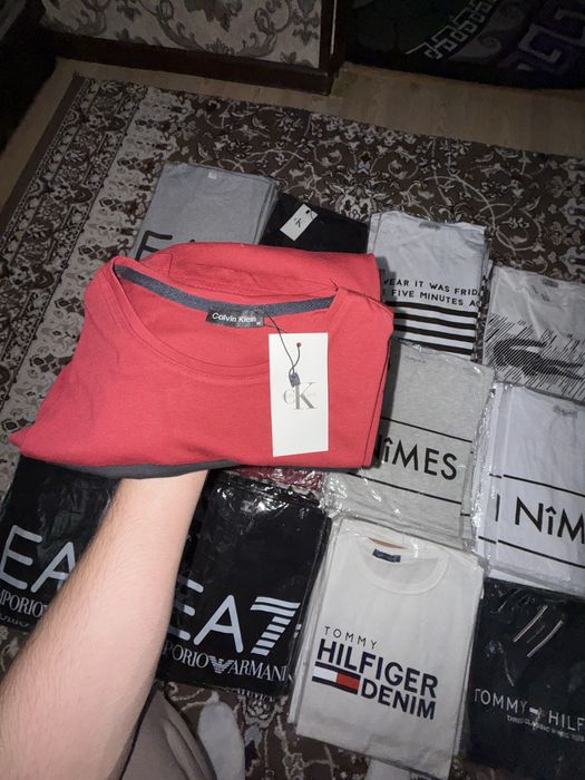 Футболки Lacoste,Armani,Tommy Helfiger