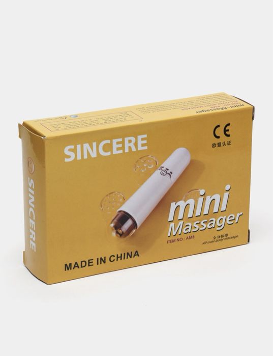 Универсальный мини вибромассажёр для лица и всего тела