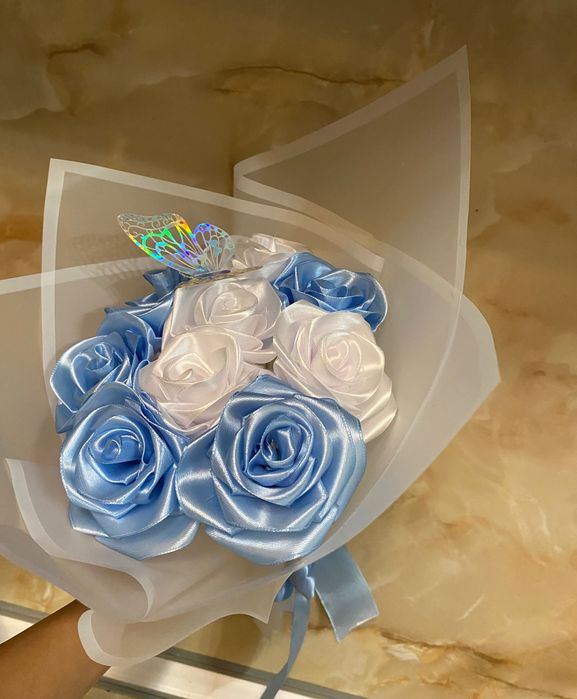 Букети с вечни рози