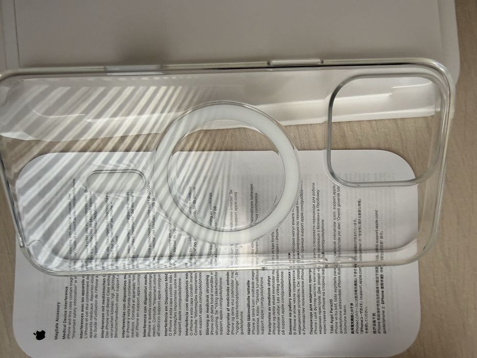 Husă Apple Clear Case | MagSafe | Camera Control iPhone 16 Pro Max