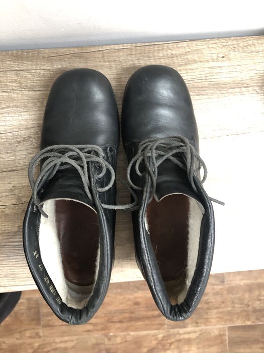 Черни офицерски боти - кубинки, номер 42-43, БНА, естествена кожа