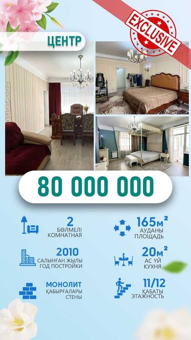 5ти комнатная  Центр Павел ИмпериЯ