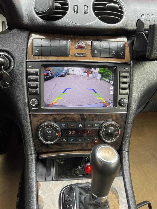Navigație Android CarPlay Mercedes C Class W203, CLK W209 2001-2007