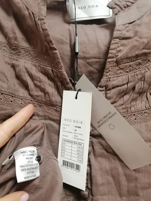 Rochie superba de zi, cu inserții de dantela, mărimea 36-38