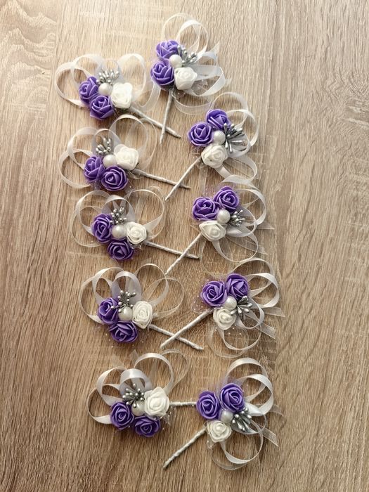 Сватбени бутониери и гривни