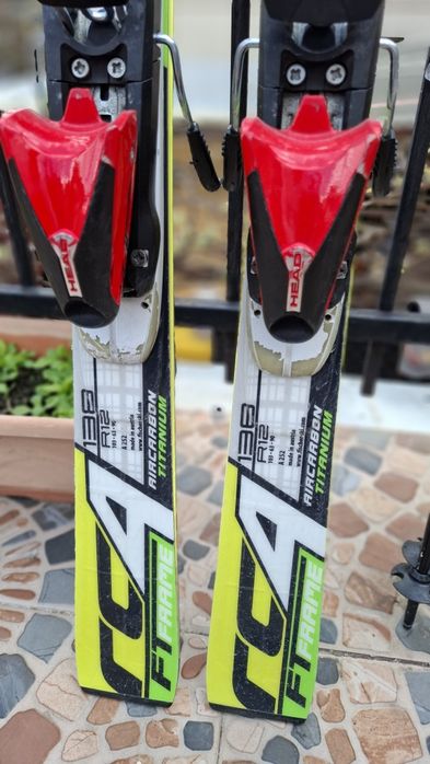 Set Complet Schi Junior Race: Fischer RC4 Worldcup GS (138 cm) + Bețe