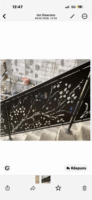 Balcon tabla CNC