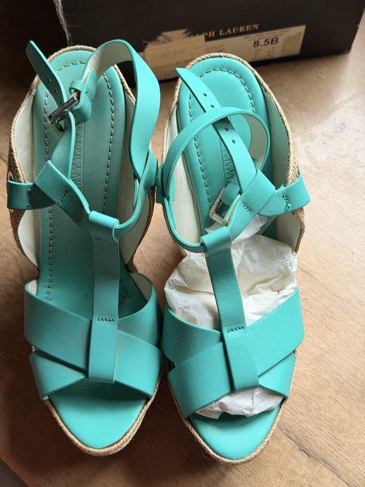 Кожаные босоножки Ralph Lauren 38