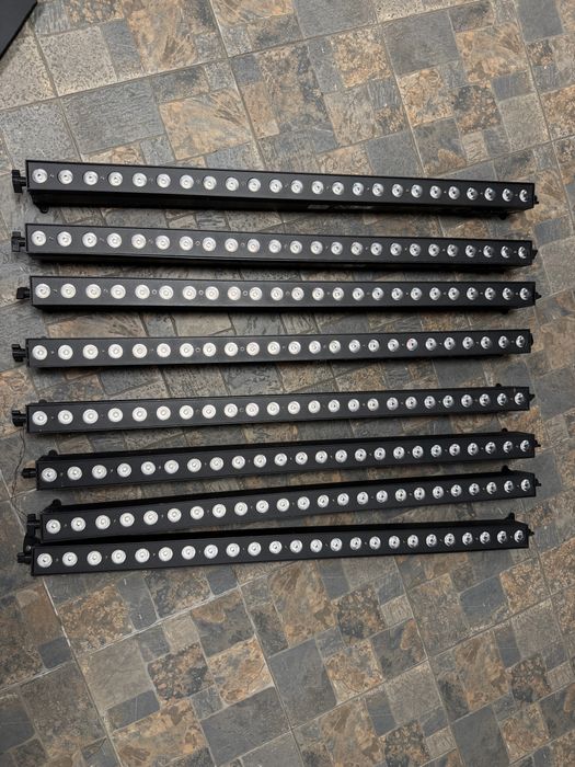 Set 8 bare LED RGB X-Craft KT-401, DMX, DJ / scenă