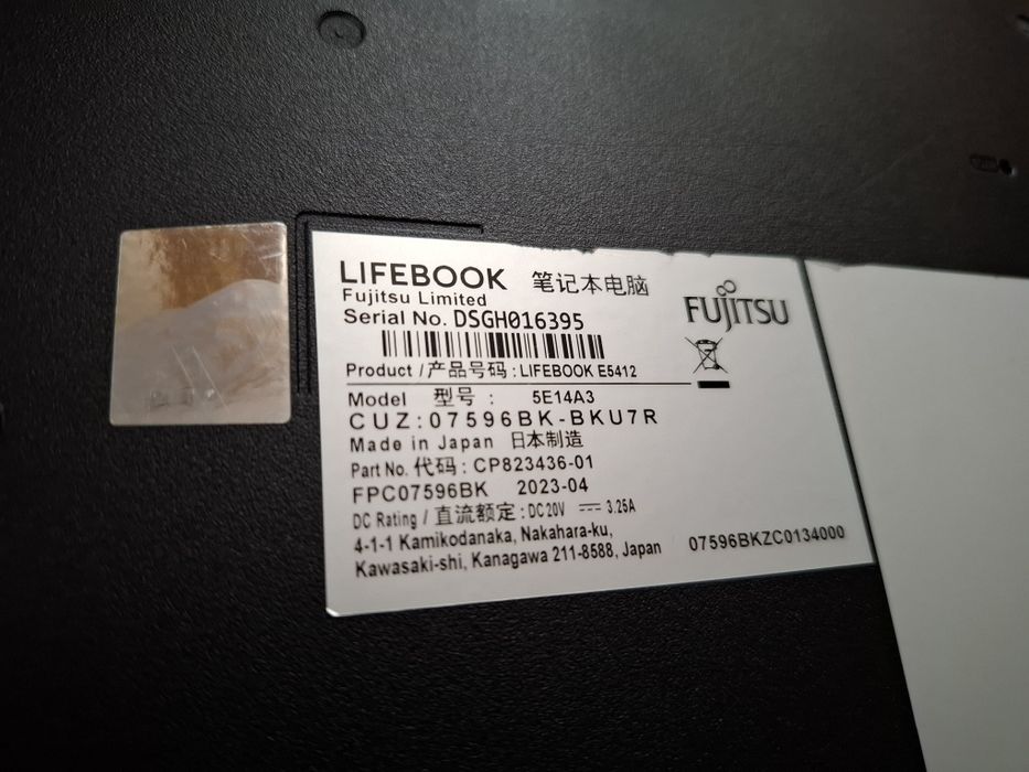 Laptop Business Fujitsu LifeBook E5412, i5 Gen 12, 32 GB RAM, 1 TB SSD