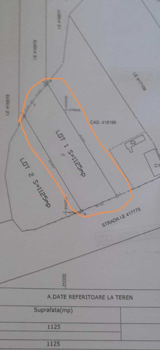 Vând teren în Ictar/Budint