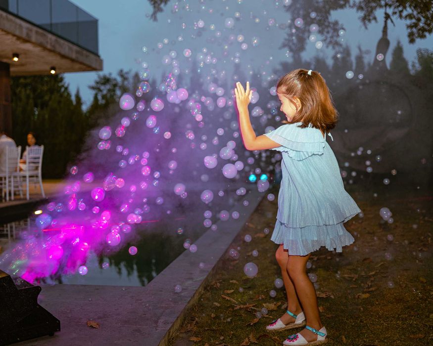Аниматор, Арка балони, Костюми на герои, Машина за балончета, Фотограф