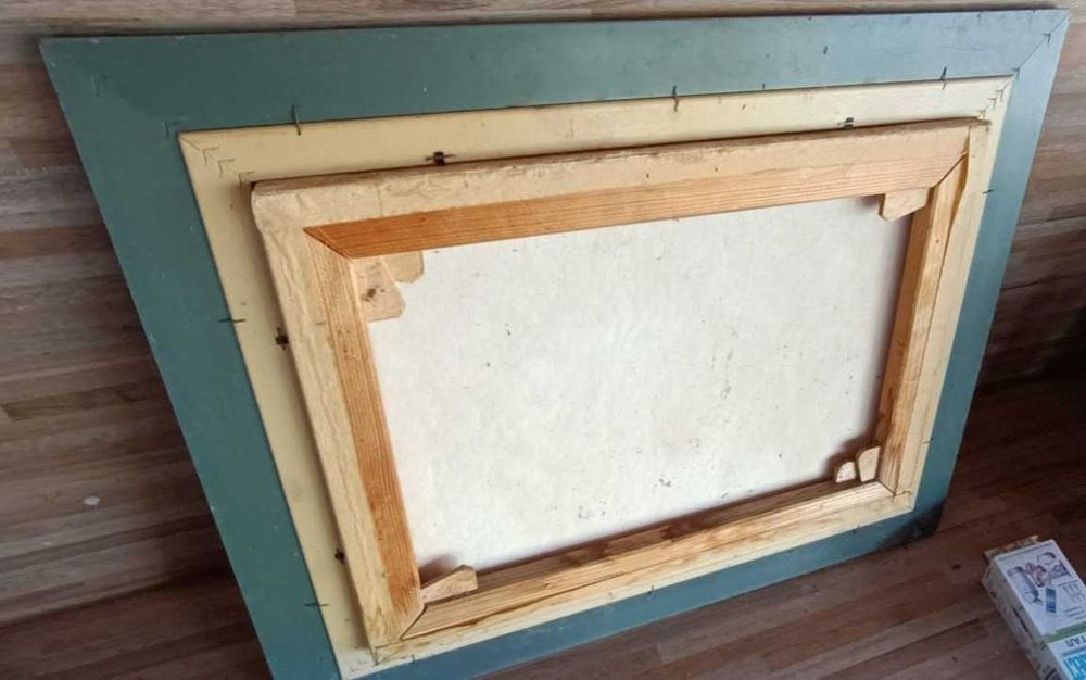 ръчно рисувана маслена картина – букет с цветя