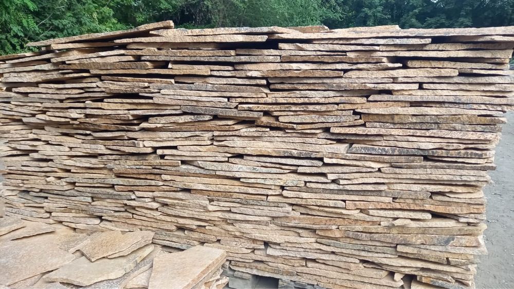 Камень Плитняк Жёлтый