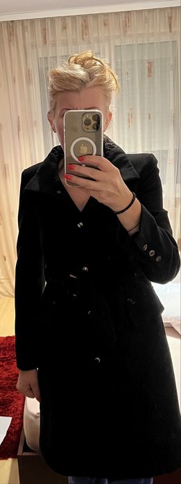 Palton lana marimea 36, o si gura purtare, MBG Colection