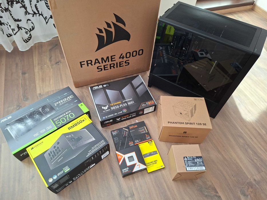 Gaming PC Ryzen 7 9800X3D / RTX 5070 / 32GB RAM / 2TB SSD