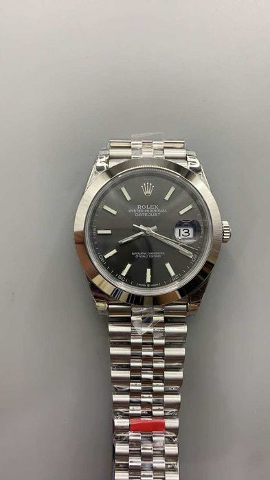 rolex datejust 41mm grey dial jubilee