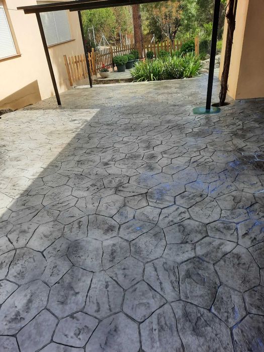 Beton amprentat si elicopterizat