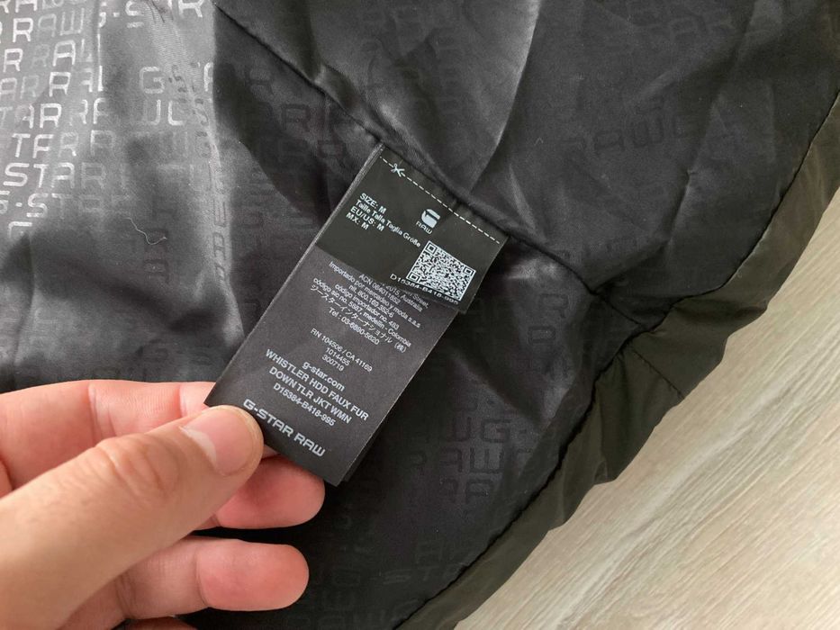 G Star Whistler HDD Faux Fur Down TLR Jacket женско пухено яке пух М