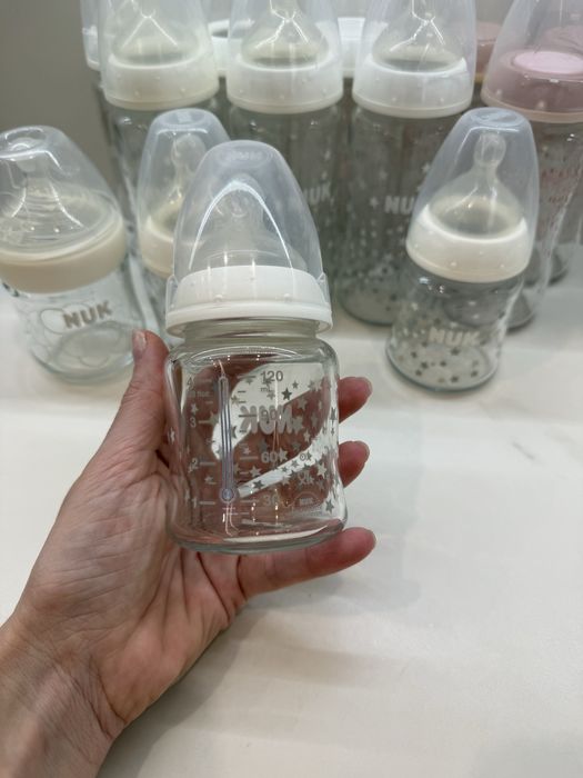 Стъклени шишета NUK