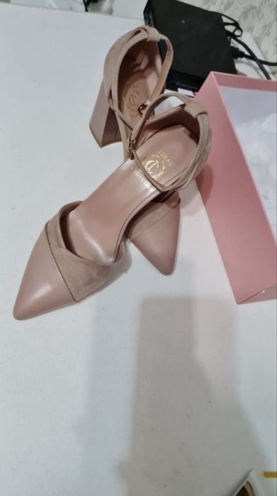 Туфли замша кожа