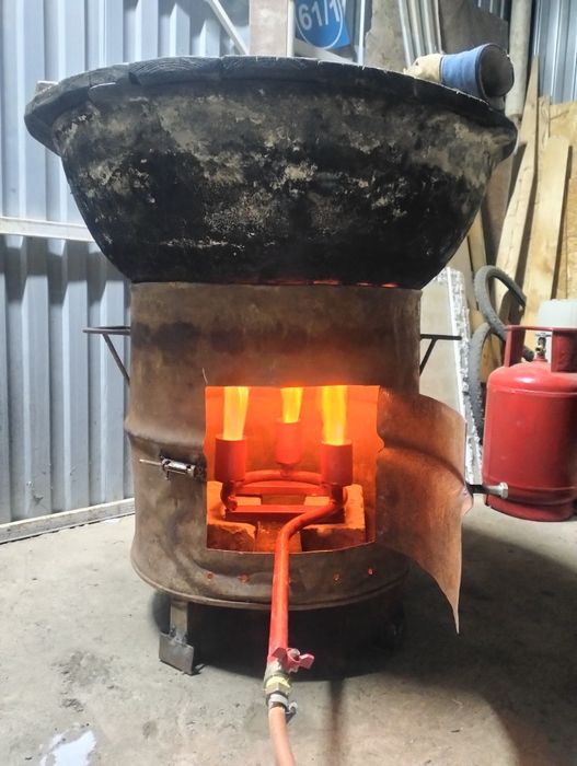 Ошак печ с казаном