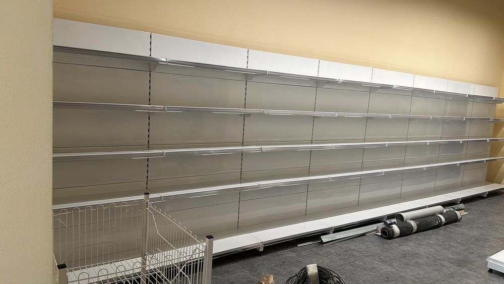 Кассовый боксы стеллаж полки