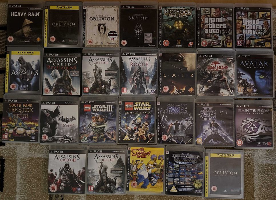 Lot Jocuri PS3 Playstation3 Playstation 3 Partea 1