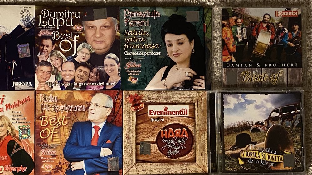 Colectie 16 CD-uri cu muzică populară, etno, tradițională românească