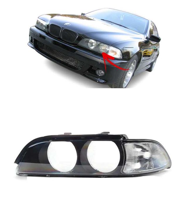 Sticla far sticle faruri BMW E39 NFL sedan touring NOU