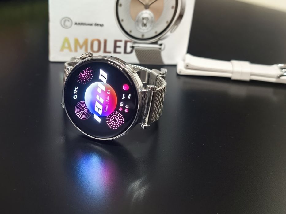 Смарт часовник Riversong Glow Silver Milanese