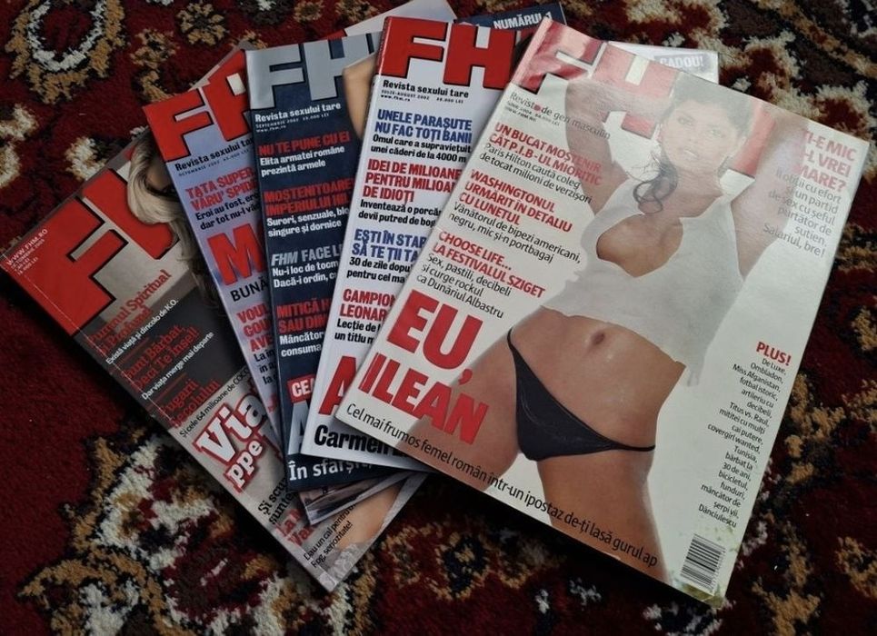 5 Reviste FHM stare buna