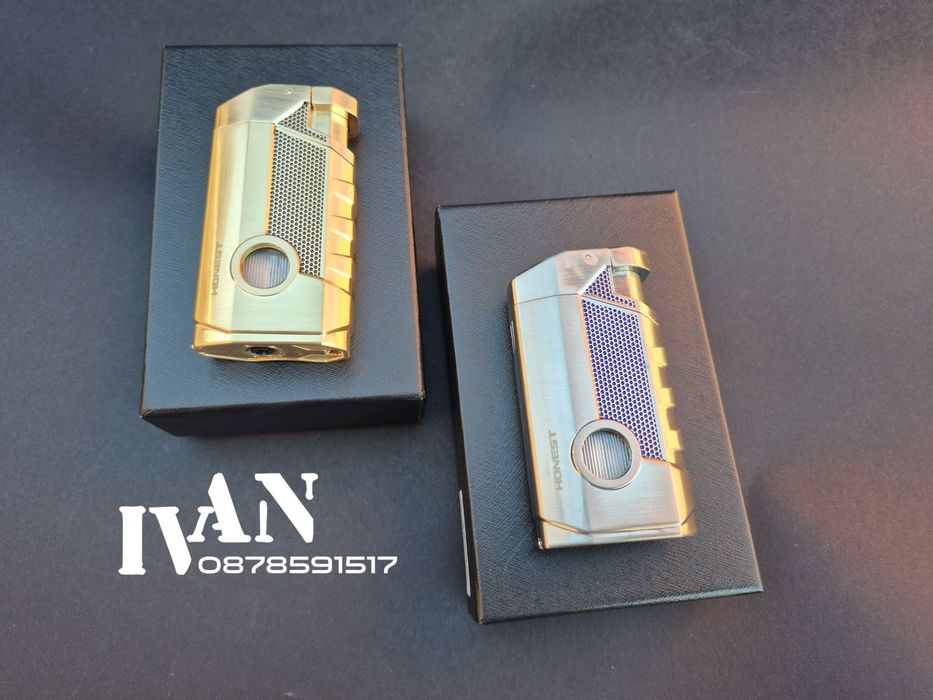 Запалка за пури Honest-троен джет (два цвята)