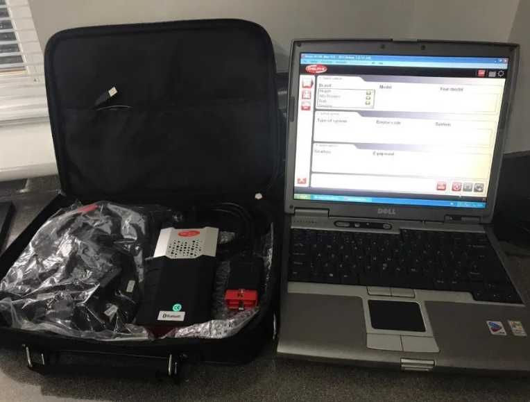 Kit diagnoza auto multimarca 12/24V Bluetooth + Laptop, Pret 889 lei !