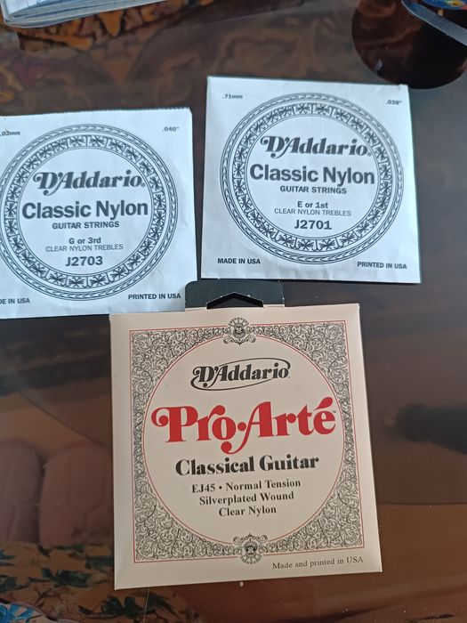 комплект струн для классической гитары