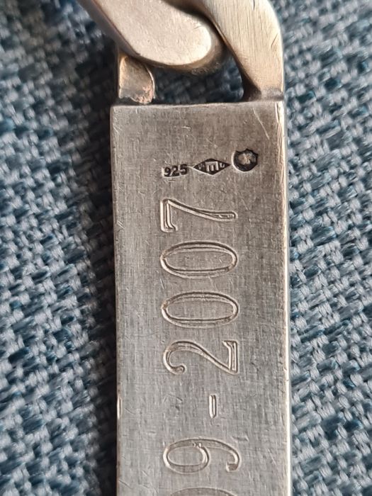 Brățară  argint 925 masiva