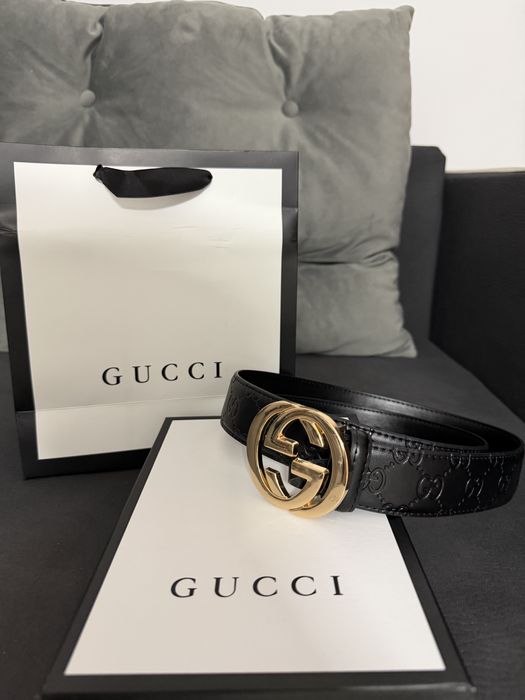 Curea gucci negru perfecta