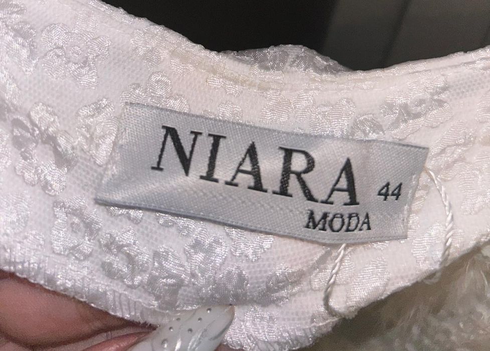 Белое платье 44 размер